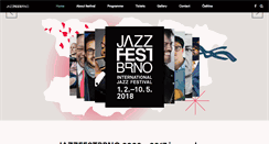 Desktop Screenshot of jazzfestbrno.cz